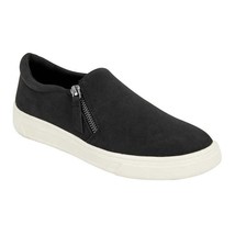 Kensie Ladies&#39; Size 9 Faux Suede Slip on Side Zip Sneaker, Black - $23.99
