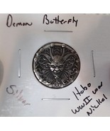 HOBO Demon Butterfly From A REAL WWII Silver War Nickel SIGNED - €12,92 EUR