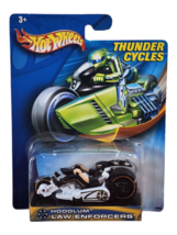 Hot Wheels Thunder Cycles Vehicle Hoodlum Law Enforcers Police Racer Toy - £7.06 GBP