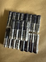 20 PANASONIC POWERLINE INDUSTRIAL AAA LR03 BATTERIES ALKALINE MICRO MN24... - $7.15 CAD