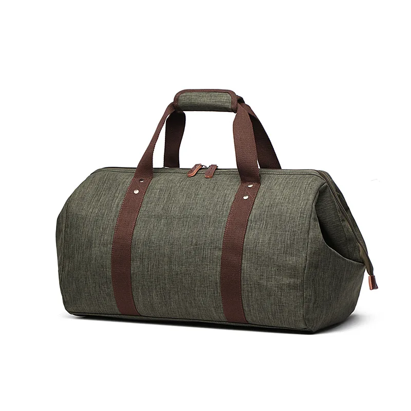 Canvas Men Travel Bags Carry on Luggage Bag Men Duffel Bags Travel Tote Large We - £43.06 GBP