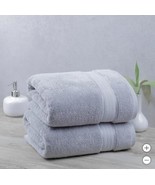 Welspun Purely Indulgent Towel Set Silver 2-Piece Egyptian Cotton 640 GSM - $75.21 CAD+