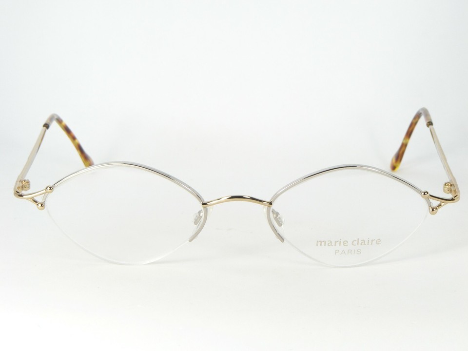 Marie Claire MC1100 20 GOLD /SILVER EYEGLASSES GLASSES FRAME 48-18-140mm France Item image 2