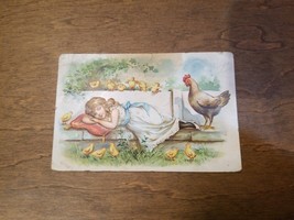 1908 Embossed Easter Greeting Postcard - £1.58 GBP