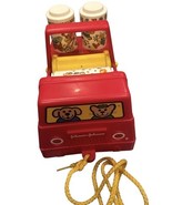Vintage Johnson &amp; Johnson Rhythm Roller Pull Toy Red Truck 1982 - $467.67 MXN