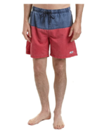 $58 Trunks Men&#39;s San O 6.5 Inch Color Block Swim Shorts Marine/Salsa Sz ... - $25.61 CAD