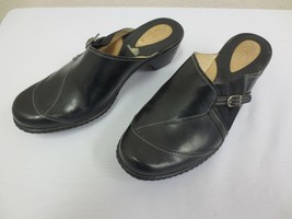 Clark&#39;s Artisian Mule Clog shoe Black Size 9W - £19.98 GBP