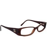 Chanel Women&#39;s Eyeglasses 3094 c. 538 Brown Rectangular Wrap Frame 53[]1... - $289.99