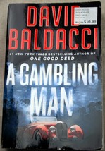 David Baldacci 2021 pb A GAMBLING MAN (Archer 2) Noir mystery seedy city murder - £4.50 GBP