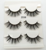 HBZGTLAD Fashion Eyelash 3-Pack - Beautiful Long Lashes - Reusable - Sty... - £4.79 GBP
