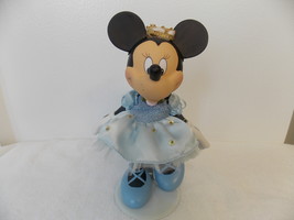 Disney Brass Key Minnie Mouse Princess Ceramic Doll  - £27.97 GBP