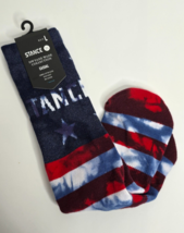 STANCE Casual Crew Socks Mens L Large (6-12) Dwayne Wade USA Flag Patriot NEW - £8.96 GBP