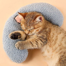 Dog Cat Sleeping Moon Pillow Small Dog Plush Pillow - $4.95