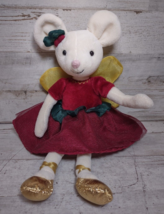 Jellycat London Sugar Plum Fairy Mouse Plush Doll Christmas Ballerina Wings - £10.84 GBP