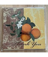 Fruitful Harvest Thank You Notecards Envelopes Oranges Design Michaels 6... - £5.25 GBP