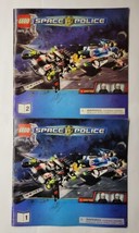 Lego 5973 Space Police Instruction Manual Books 1 and 2 ONLY - £10.89 GBP