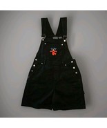 Vtg Elmo Overall Shorts Womens S Black Sesame Street Denim Cotton Embroi... - €40,50 EUR