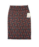 Lularoe Womens Medium Cassie Pull On Geometric Print Fitted Pencil Skirt... - $11.99