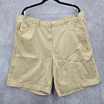 White Stag Tan Khaki Cotton Bottoms Pants Shorts Plus 16 - $45.00