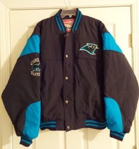 Carolina Panthers Jacket Vintage Coat Nutmeg By Campri Classic Size L Large - £77.57 GBP