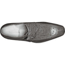 Gray Belvedere Josh Ostrich Single Buckle Men's Dress Shoe 114011 image 4