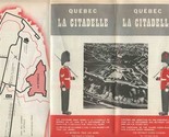 La Citadelle Brochure Quebec Canada French English Changing the Guard Re... - $18.81