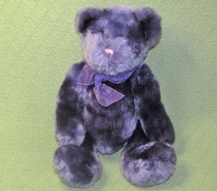 Progressive Plush Josie Bear Purple Plush Teddy 12&quot; Sitting Stuffed Animal Toy - £14.86 GBP