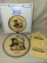 Vintage Hummel Goebel Plate Bas-Relief 1979 #272 Singing Lesson Boxed NOS - £11.19 GBP