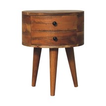 Artisan Furniture Odyssey Oak-ish Tripod Bedside - £185.06 GBP