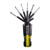 Steel Grip 8 in 1 8-in-1 Screwdriver with Flashlight - $14.95