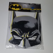 NEW 1 Package Batman 8 Paper Masks Birthday Party Favors DesignWare DC Comics - £5.26 GBP