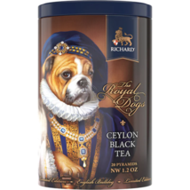 Bulldog Richard Royal Dogs Ceylon Black Tea 20 Pyramids Gift Tin Edition - £7.62 GBP