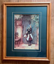The Visitor Vintage Picture Arthur Hopkins Bombay Framed Print 18 x 22 - £23.46 GBP