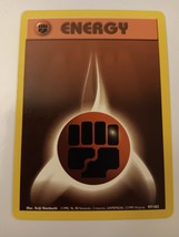 Pokemon 1999 Base Set Fighting Energy 97 / 102 NM Single Trading Card - $7.99