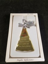 Angelic Reflections Mother Angel &amp; Baby Ornament Venetian Glass, Mom Gift, New - £5.31 GBP