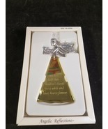 ANGELIC REFLECTIONS Mother Angel &amp; Baby Ornament Venetian Glass, Mom Gif... - £5.23 GBP