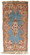 Handmade vintage Oriental rug 1.9&#39; x 3.8&#39; (60cm x 117cm) 1970s - 1C643 - $502.64