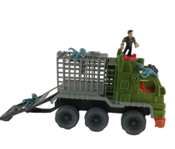 Fisher Price Imaginext Jurassic Park Dinosaur Hauler Truck Action Figure Owen - £30.89 GBP