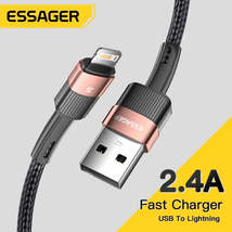 Essager 2.4A USB A To Lightning Fast Charge Cable - Quick Charge Data Cord - £8.79 GBP+