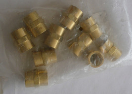 Imperial 3/8&quot;-18 Threaded Brass Pipe Coupling 90332, 1200 PSI (10 Pack ) - $27.71