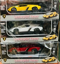 1:24 Scale Kids Licensed RC Lamborghini Veneno Car ( Random Color) - £19.52 GBP