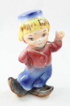 Vintage Hand Painted Japan Porcelain Dutch Boy Salt Shaker - $9.89