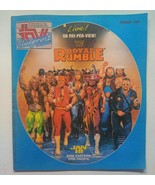 WWF Royal Rumble 1991 TV Blueprint Magazine - £42.95 GBP