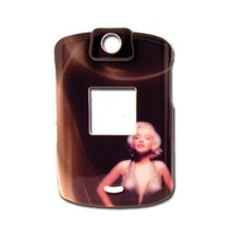 Licensed Black Marilyn MonroeV3 Snap-On with Marilyn Wearing Silver Dres... - $9.32