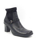 Bare Traps Women Block Heel Ankle Booties Vana Size US 6M Black Leather - £4.69 GBP