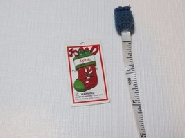 Itsy Bitsy Stocking Ornament name Anne mini NEW Ganz personalized Christ... - £5.74 GBP