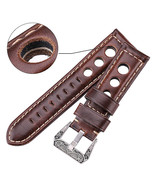 20mm Grand Prix Rally Genuine Cowhide Leather Brown Watch Strap/Watchban... - £20.69 GBP