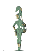 Statue of Achilles in Armor with brass  6.5cm  x  22.50cm - £37.01 GBP