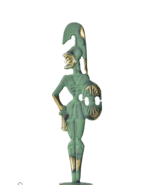 Statue of Achilles in Armor with brass  6.5cm  x  22.50cm - £36.59 GBP