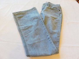 Express Denim Jeans Ladies Women&#39;s pants Size 4 Regular Slim Super Low F... - £16.37 GBP